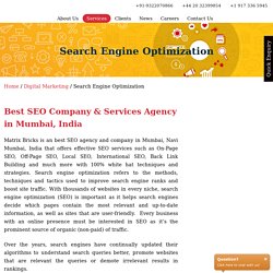 SEO Company in Mumbai, Services Agency in Mumbai, India