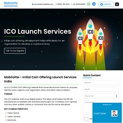 Initial Coin Offering Launch Services India
