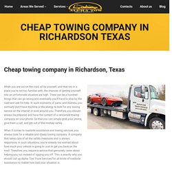 Cheap Towing Company In Richardson Texas - Alpha Tow Truck Services