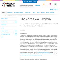The Coca-Cola Company - Special Olympics World Summer Games Los Angeles 2015