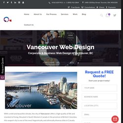 Best Web Design Company in Vancouver