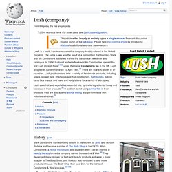 Lush (company)