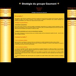 Comparaison des stratégies UGC - Gaumont