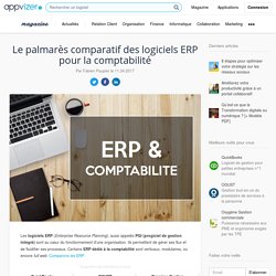 Comparatif ERP ⇒ Le palmarès des logiciels ERP pour la comptabilité !