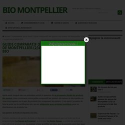 Guide comparatif des paniers bio autour de Montpellier (2/4) - La part de produits bio