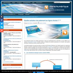 Comparatif : Quelle solution de paiement en ligne choisir ? | Aisne Numérique | Picardie
