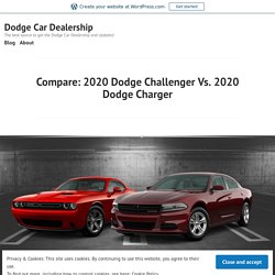 2020 Dodge Challenger Vs. 2020 Dodge Charger