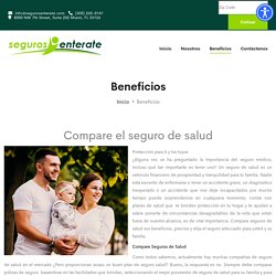 Compare en linea los mejores seguros de salud