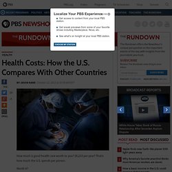 Health Costs: How the U.S. Compares With Other Countries