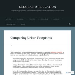*****Comparing Urban Footprints – GEOGRAPHY EDUCATION