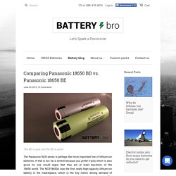 Comparing Panasonic 18650 BD vs. Panasonic 18650 BE – 18650 Battery