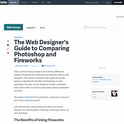 Photoshop versus Fireworks: A Guide for Web Designers