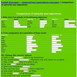 Comparative - Superlative | Pearltrees