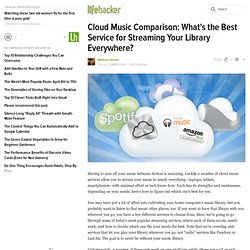 Cloud Music Comparison: What's the Best Service for Streaming Your Library Everywhere?