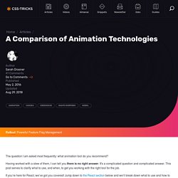 A Comparison of Animation Technologies