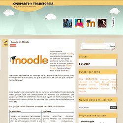 parteytransforma: Grupos en Moodle