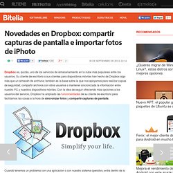 Dropbox: capturas de pantalla