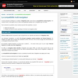 La compatibilité multi-navigateur