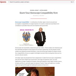 Know Your Horoscope Compatibility Now