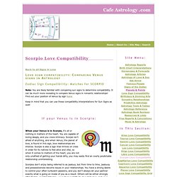 Love Sign Compatibility: Matches for Scorpio