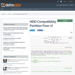 HDD Compatibility Partition Fixer v1