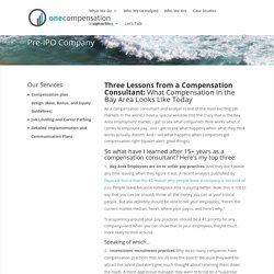 Compensation Consultant in California