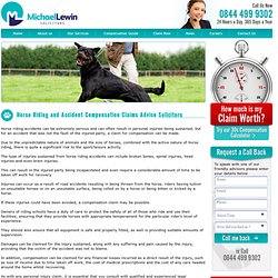 Horse Riding and Accident Compensation Claims Lawyers