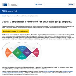 Digital Competence Framework for Educators (DigCompEdu)