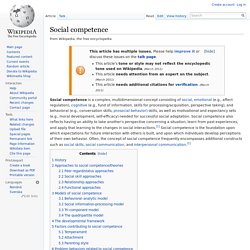 Social competence