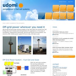off-grid power wherever you need it