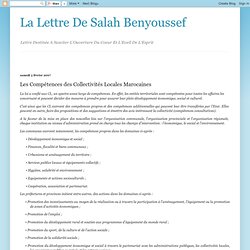 Les Compétences des Collectivités Locales Marocaines