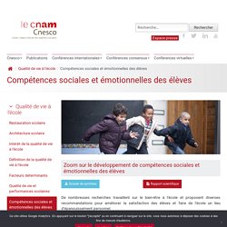 Compétences sociales et émotionnelles des élèves