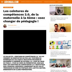 Les ceintures de compétences 2.0, de la maternelle à la 6ème : osez changer de pédagogie ! – Ludovia Magazine