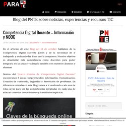 Competencia digital docente información