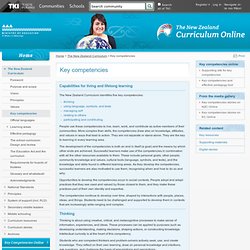 Key competencies / The New Zealand Curriculum / Curriculum documents / Kia ora