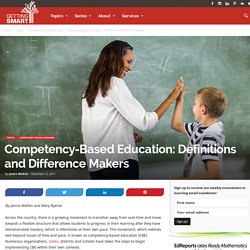 Competency-Based Education: Definitions and Difference Makers