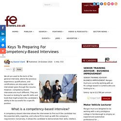 5 Keys To Preparing For Competency-Based Interviews
