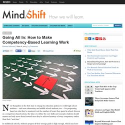 Going All In: How to Make Competency-Based Learning Work