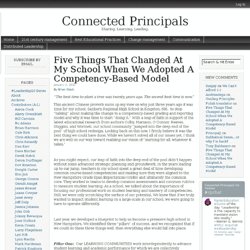 Five Things That Changed At My School When We Adopted A Competency-Based Model
