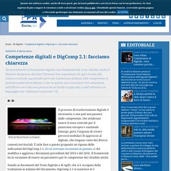 Competenze digitali e DigComp 2.1: facciamo chiarezza