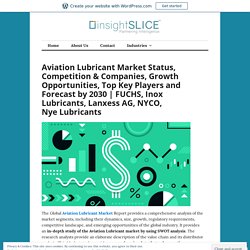 Aviation Lubricant Market Status, Competition & Companies, Growth Opportunities, Top Key Players and Forecast by 2030