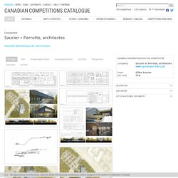 Canadian Competitions Catalogue / Catalogue des Concours Canadiens