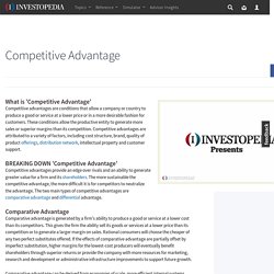 Competitive Advantage Definition