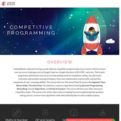 Competitive Programming Training Course in Delhi, Noida, Dwarka