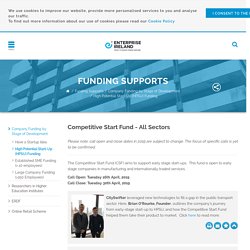 Competitive Start Fund - All Sectors