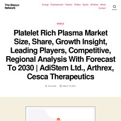Platelet Rich Plasma Market Size, Share, Growth Insight, Leading Players, Competitive, Regional Analysis With Forecast To 2030