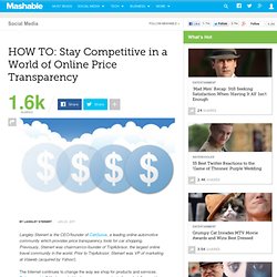 HOW TO: Stay Competitive in a World of Online Price Transparency