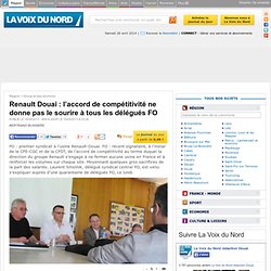 Renault Douai : l’accord de compétitivité ne donne pas le sourire à tous les délégués FO - Douai et ses environs