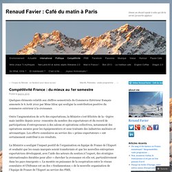 Compétitivité France 2010 : du mieux au 1er semestre