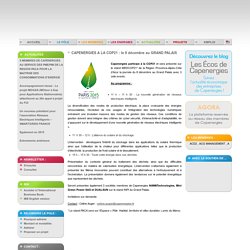 ACCUEIL - CAPENERGIES - Pôle de compétitivité PACA - Energies non génératrices de gaz à effet de serre